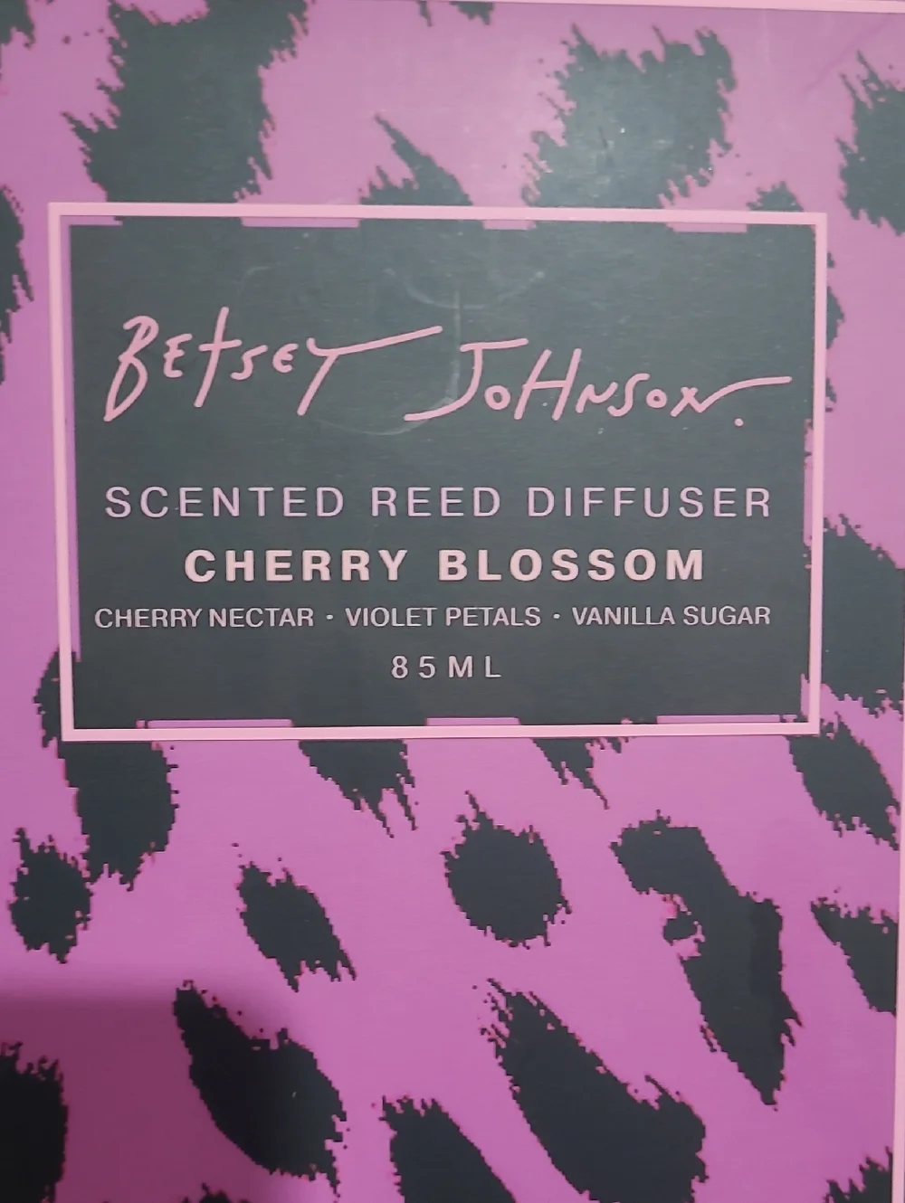 Betsey Johnson Pink Cherry Blossom Scented Reed Diffuser